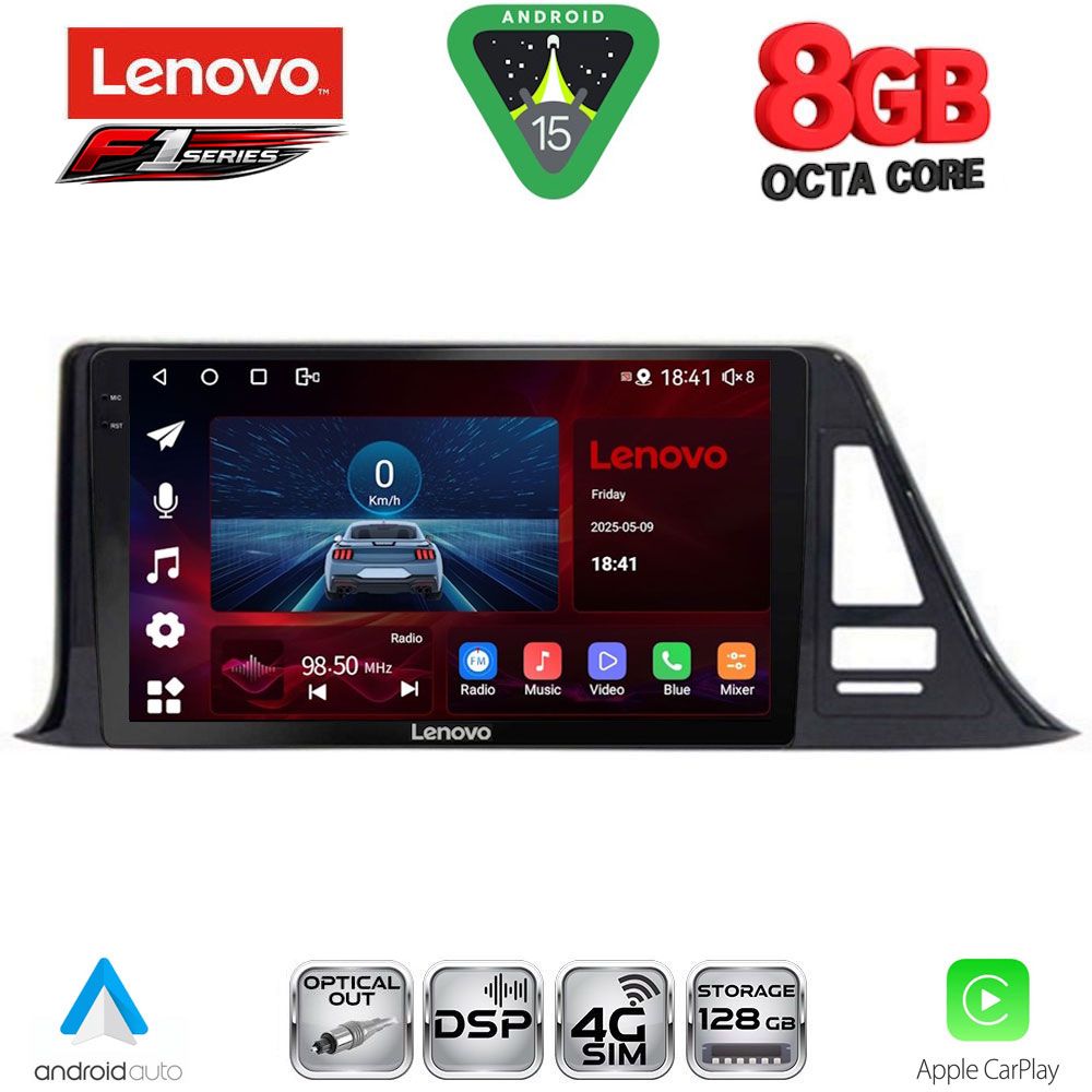 LENOVO SSR 10709_CPA (9inc) MULTIMEDIA TABLET for TOYOTA CH-R mod. 2017-2023 LENOVO SSR 10709_CPA (9inc) MULTIMEDIA TABLET for TOYOTA CH-R mod. 2017-2023