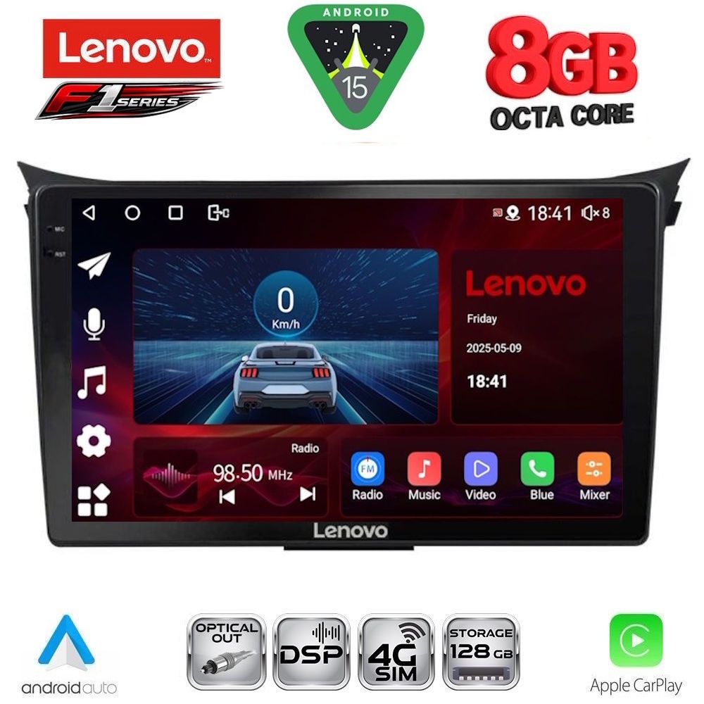 LENOVO SSR 10232_CPA (9inc) MULTIMEDIA TABLET for HYUNDAI i30 mod. 2012-2017 LENOVO SSR 10232_CPA (9inc) MULTIMEDIA TABLET for HYUNDAI i30 mod. 2012-2017
