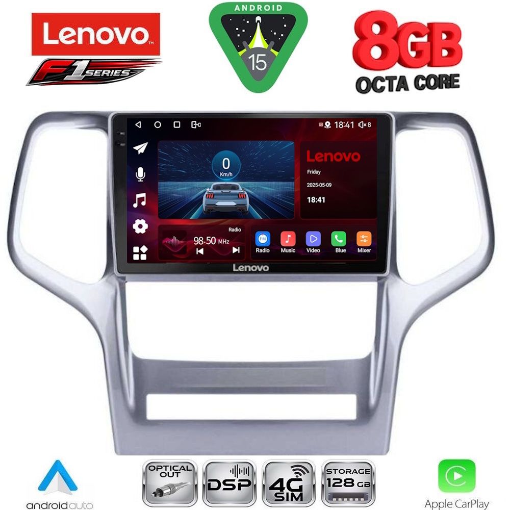 LENOVO SSR 10282_CPA (9inc) MULTIMEDIA TABLET for JEEP GRAND CHEROKEE mod. 2011-2014 LENOVO SSR 10282_CPA (9inc) MULTIMEDIA TABLET for JEEP GRAND CHEROKEE mod. 2011-2014