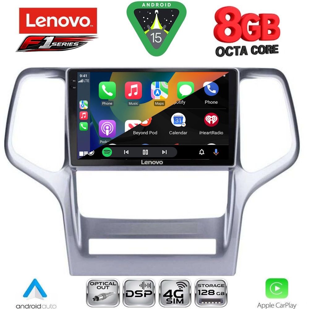 LENOVO SSR 10282_CPA (9inc) MULTIMEDIA TABLET for JEEP GRAND CHEROKEE mod. 2011-2014 LENOVO SSR 10282_CPA (9inc) MULTIMEDIA TABLET for JEEP GRAND CHEROKEE mod. 2011-2014