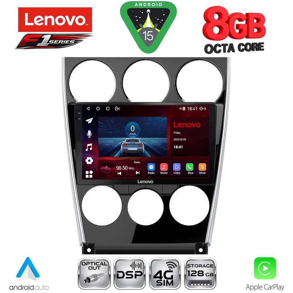 LENOVO SSR 10375_CPA (9inc) MULTIMEDIA TABLET for MAZDA 6 (FACELIFT) mod. 2005-2008 LENOVO SSR 10375_CPA (9inc) MULTIMEDIA TABLET for MAZDA 6 (FACELIFT) mod. 2005-2008