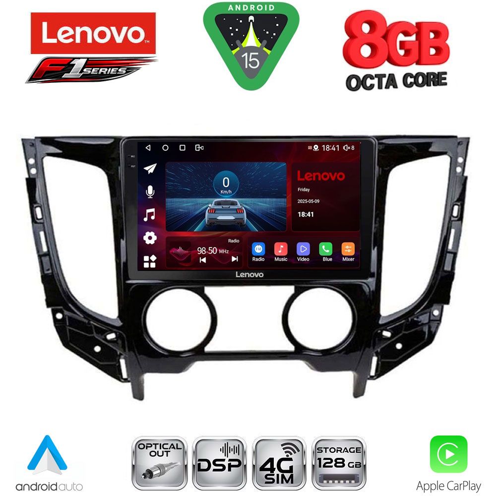 LENOVO SSR 10437_CPA A/C (9inc) MULTIMEDIA TABLET for MITSUBISHI L200 mod. 2015-2019 with A/C LENOVO SSR 10437_CPA A/C (9inc) MULTIMEDIA TABLET for MITSUBISHI L200 mod. 2015-2019 with A/C