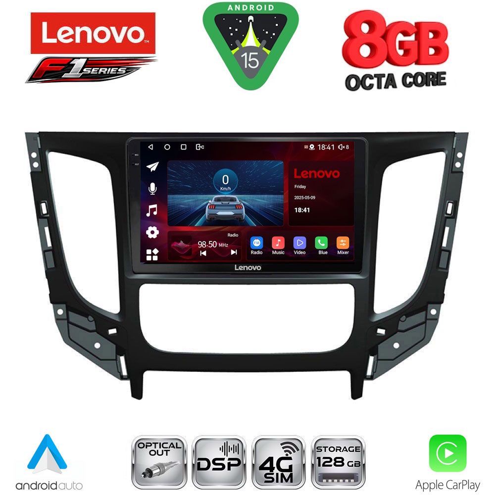 LENOVO SSR 10437_CPA CLIMA (9inc) MULTIMEDIA TABLET for MITSUBISHI L200 mod. 2015-2019 with CLIMA LENOVO SSR 10437_CPA CLIMA (9inc) MULTIMEDIA TABLET for MITSUBISHI L200 mod. 2015-2019 with CLIMA