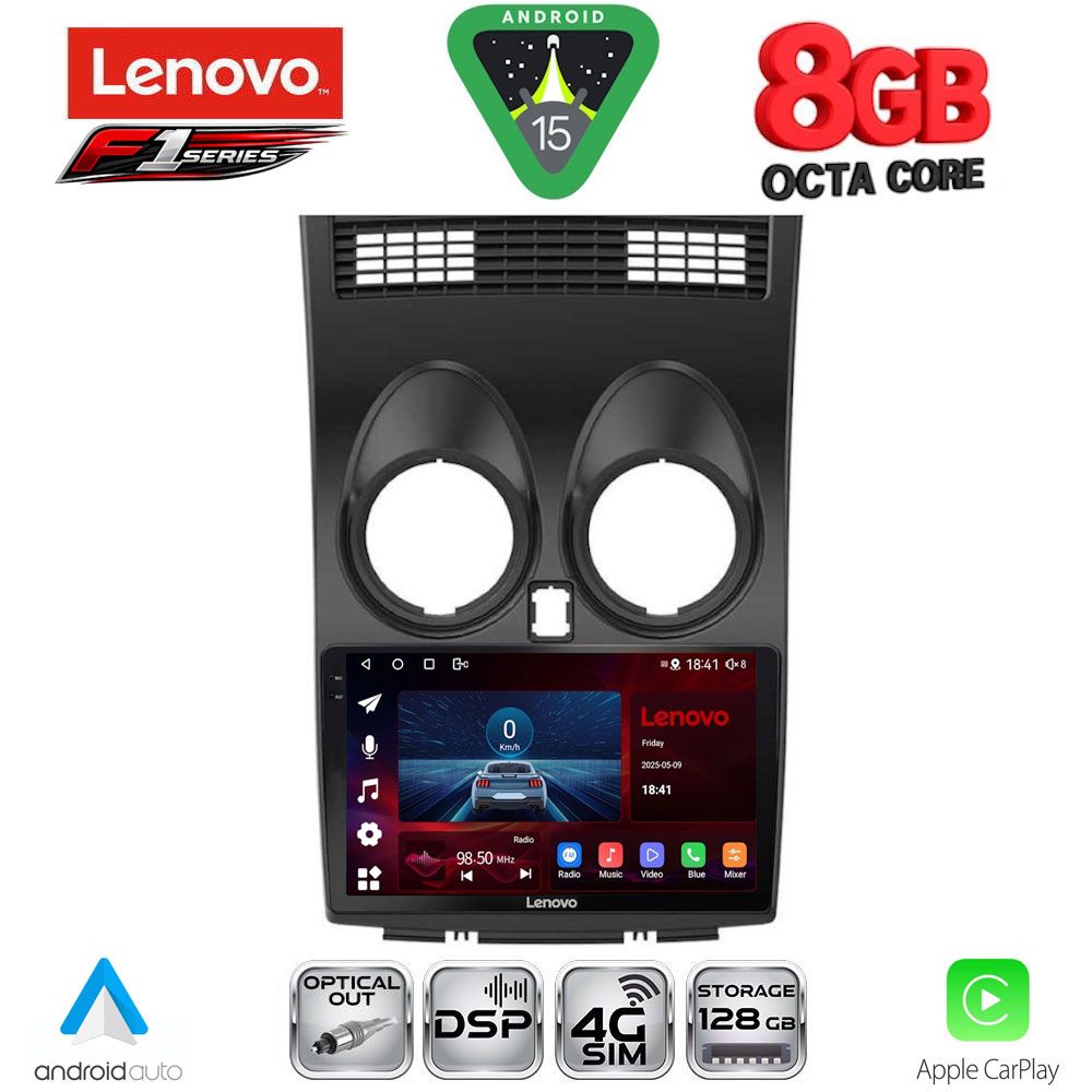 LENOVO SSR 10466_CPA (9inc) MULTIMEDIA TABLET for NISSAN QASHQAI mod. 2007-2014 LENOVO SSR 10466_CPA (9inc) MULTIMEDIA TABLET for NISSAN QASHQAI mod. 2007-2014