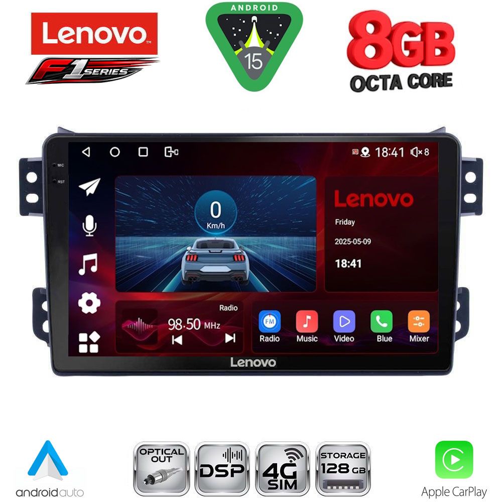 LENOVO SSR 10682_CPA (9inc) MULTIMEDIA TABLET for OPEL AGILA - SUZUKI SPLASH mod. 2008-2018 LENOVO SSR 10682_CPA (9inc) MULTIMEDIA TABLET for OPEL AGILA - SUZUKI SPLASH mod. 2008-2018