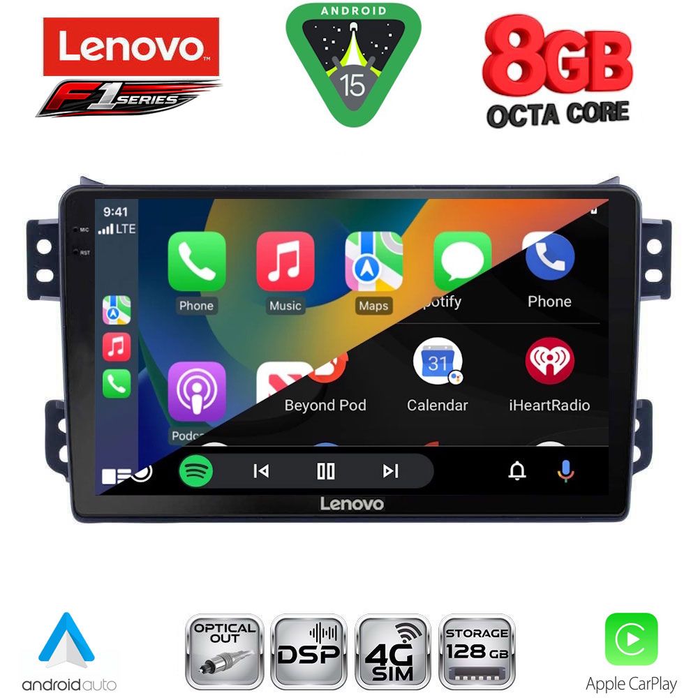 LENOVO SSR 10682_CPA (9inc) MULTIMEDIA TABLET for OPEL AGILA - SUZUKI SPLASH mod. 2008-2018 LENOVO SSR 10682_CPA (9inc) MULTIMEDIA TABLET for OPEL AGILA - SUZUKI SPLASH mod. 2008-2018
