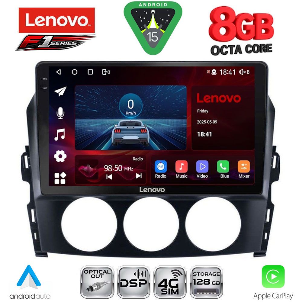 LENOVO SSR 10392_CPA (9inc) MULTIMEDIA TABLET for MAZDA MX5 mod. 2005-2015 LENOVO SSR 10392_CPA (9inc) MULTIMEDIA TABLET for MAZDA MX5 mod. 2005-2015