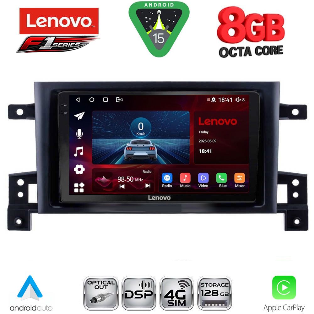 LENOVO SSR 10696_CPA (9inc) MULTIMEDIA TABLET for SUZUKI GRAND VITARA mod. 2005-2015 LENOVO SSR 10696_CPA (9inc) MULTIMEDIA TABLET for SUZUKI GRAND VITARA mod. 2005-2015