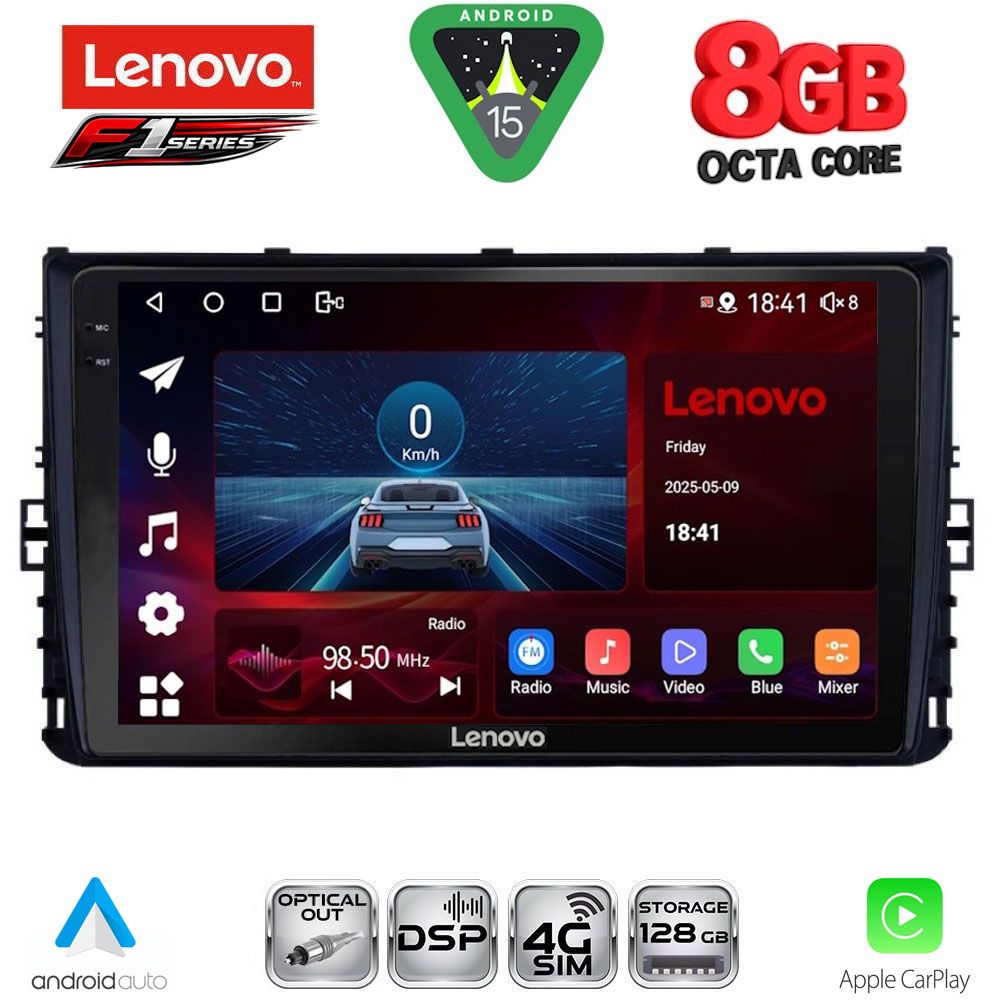 LENOVO SSR 10758_CPA (9inc) MULTIMEDIA TABLET for VW POLO – TROC – TCROSS - TAIGO mod. 2017-2026 LENOVO SSR 10758_CPA (9inc) MULTIMEDIA TABLET for VW POLO – TROC – TCROSS - TAIGO mod. 2017-2026