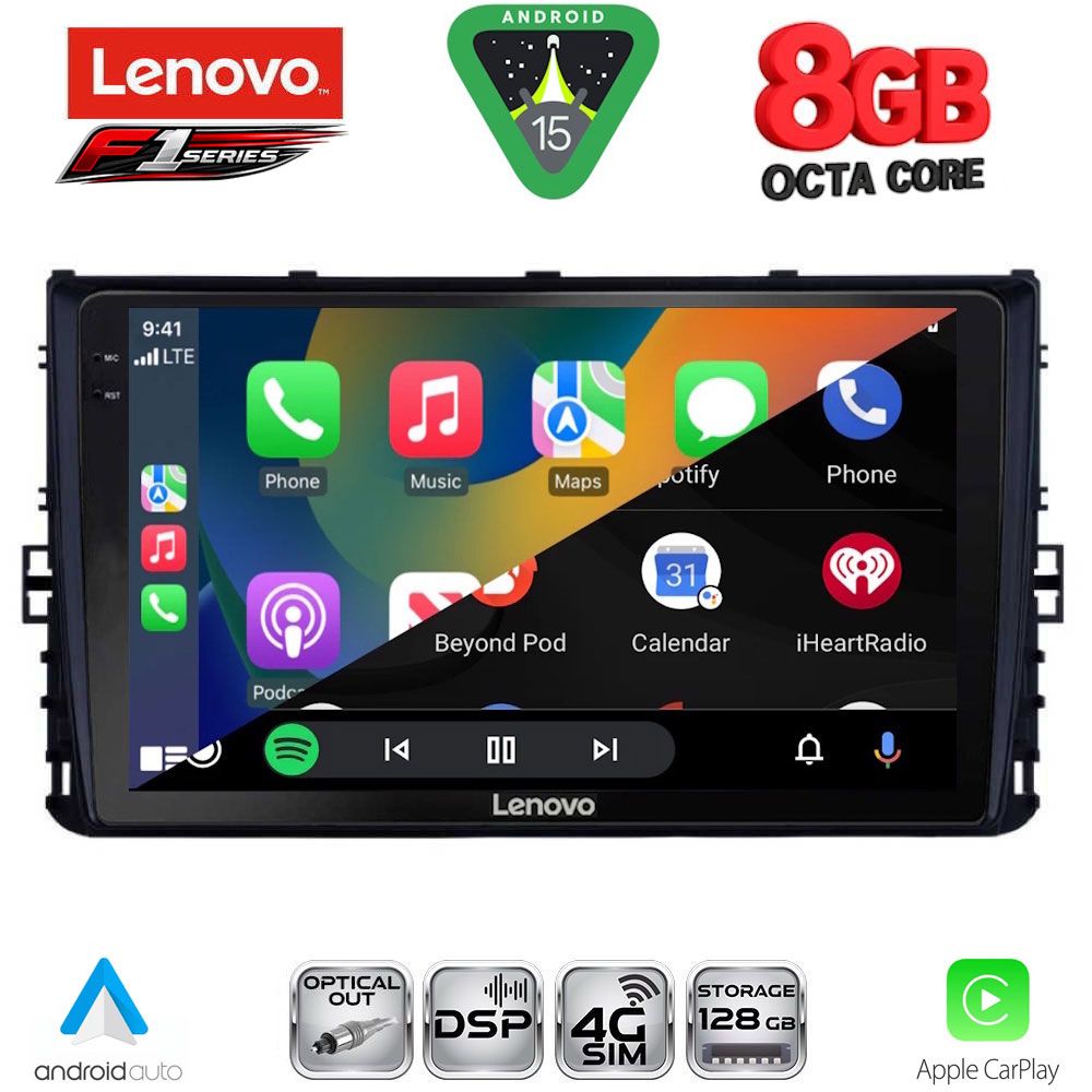 LENOVO SSR 10758_CPA (9inc) MULTIMEDIA TABLET for VW POLO – TROC – TCROSS - TAIGO mod. 2017-2026 LENOVO SSR 10758_CPA (9inc) MULTIMEDIA TABLET for VW POLO – TROC – TCROSS - TAIGO mod. 2017-2026