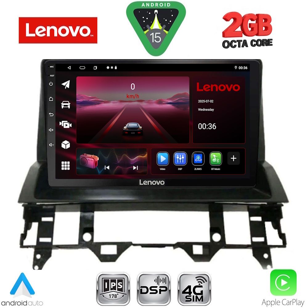 LENOVO LVF 5376_CPA DASH (10inc) MULTIMEDIA TABLET for MAZDA 6 mod. 2002-2008 LENOVO LVF 5376_CPA DASH (10inc) MULTIMEDIA TABLET for MAZDA 6 mod. 2002-2008