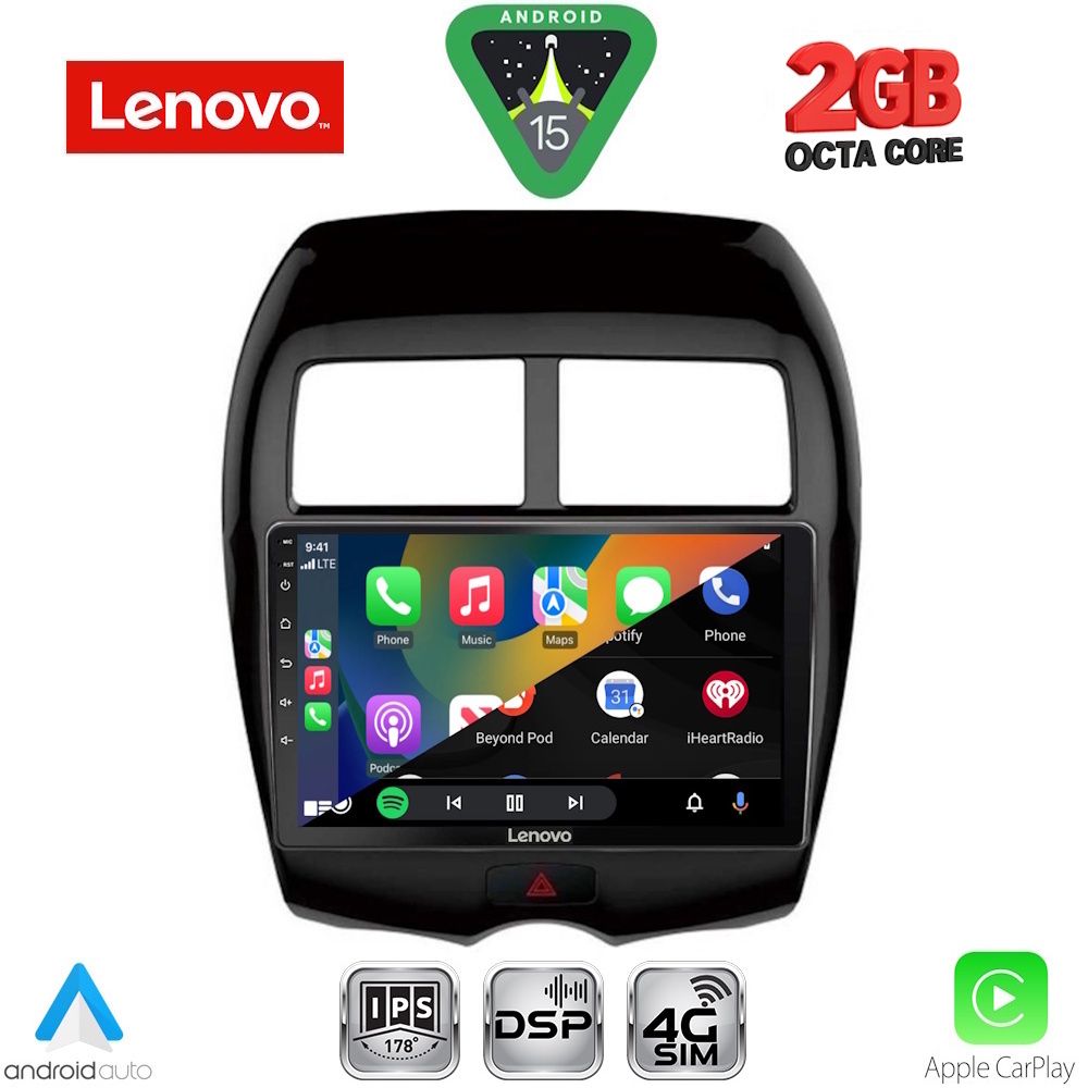 LENOVO LVF 5430_CPA (10inc) MULTIMEDIA TABLET for MITSUBISHI ASX mod. 2009-2020 - PEUGEOT 4008 mod. 2012-2018 LENOVO LVF 5430_CPA (10inc) MULTIMEDIA TABLET for MITSUBISHI ASX mod. 2009-2020 - PEUGEOT 4008 mod. 2012-2018