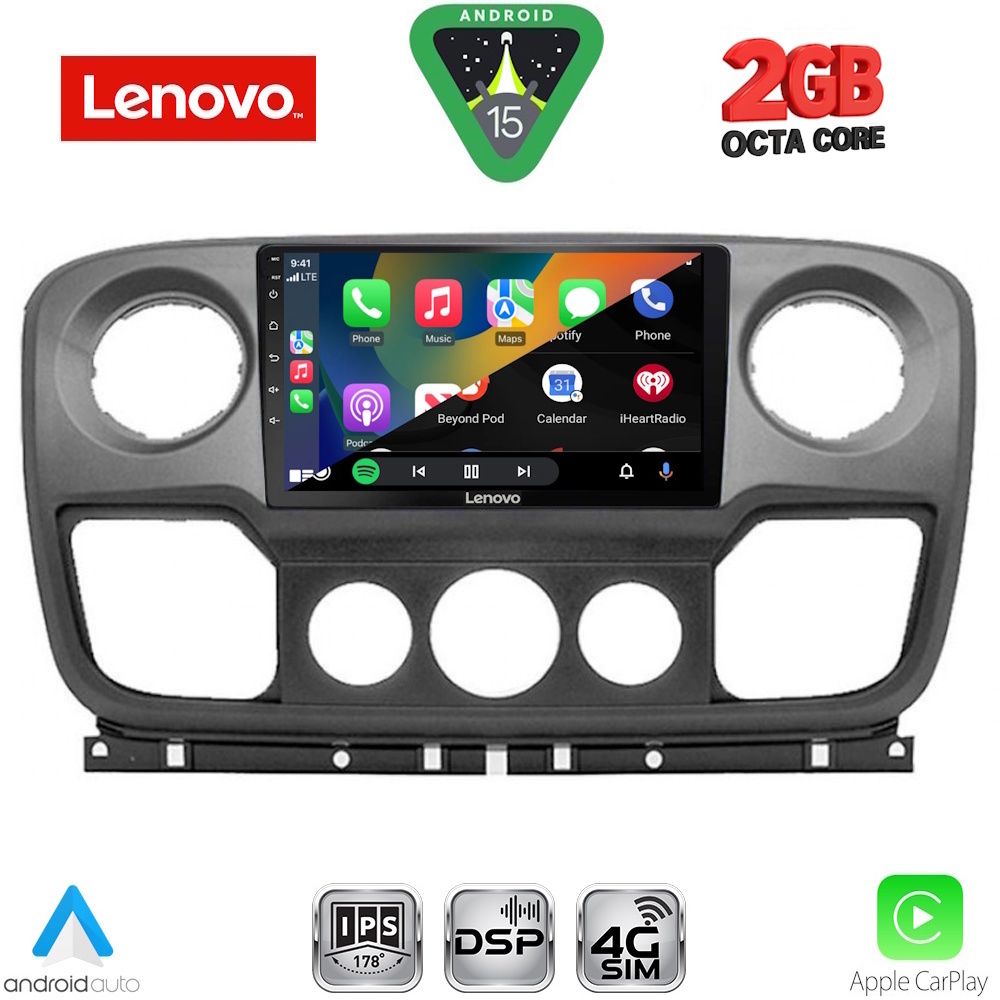 LENOVO LVF 5463_CPA (10inc) MULTIMEDIA TABLET for NISSAN NV400 - OPEL MOVANO - RENAULT MASTER mod. 2010-2020 LENOVO LVF 5463_CPA (10inc) MULTIMEDIA TABLET for NISSAN NV400 - OPEL MOVANO - RENAULT MASTER mod. 2010-2020