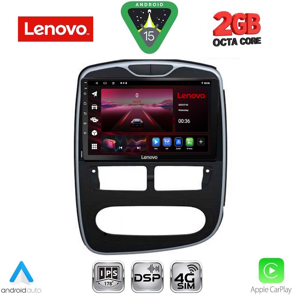 LENOVO LVF 5544_CPA (10inc) MULTIMEDIA TABLET for RENAULT CLIO mod. 2012-2015 LENOVO LVF 5544_CPA (10inc) MULTIMEDIA TABLET for RENAULT CLIO mod. 2012-2015