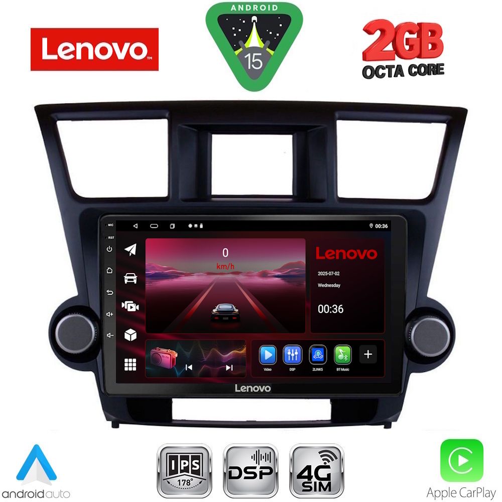 LENOVO LVF 5719_CPA (10inc) MULTIMEDIA TABLET for TOYOTA HIGHLANDER mod. 2008-2015 LENOVO LVF 5719_CPA (10inc) MULTIMEDIA TABLET for TOYOTA HIGHLANDER mod. 2008-2015