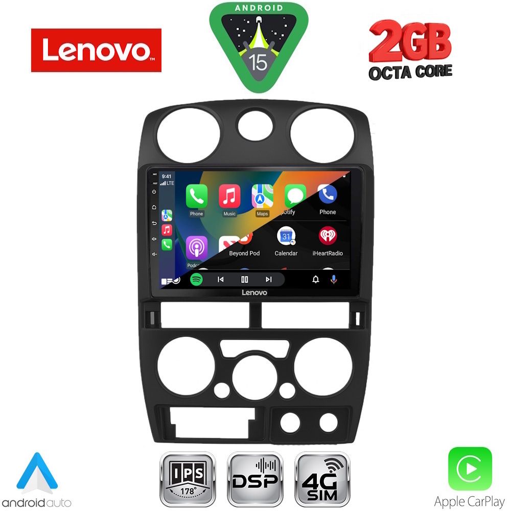 LENOVO LVF 5254BL_CPA (9inc) MULTIMEDIA TABLET for ISUZU D-MAX mod. 2008-2012 (BLACK) LENOVO LVF 5254BL_CPA (9inc) MULTIMEDIA TABLET for ISUZU D-MAX mod. 2008-2012 (BLACK)