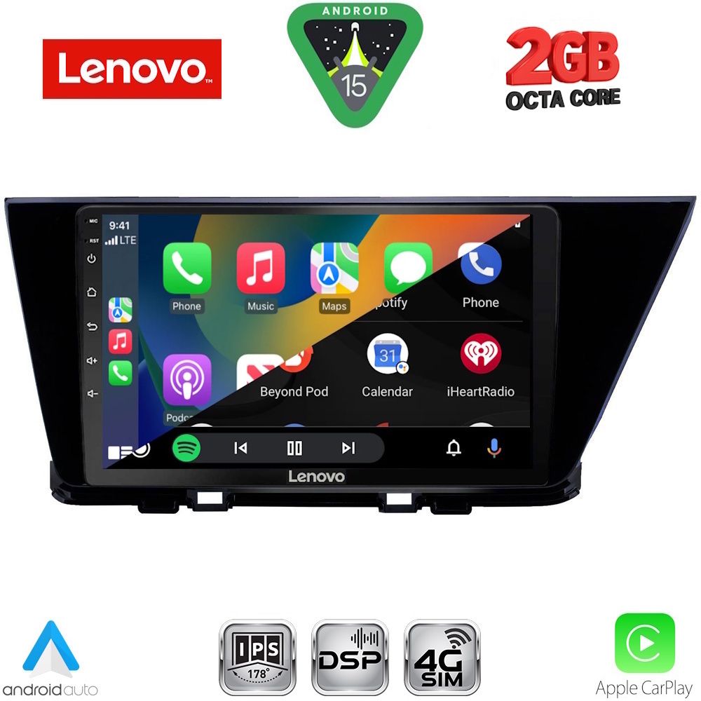 LENOVO LVF 5305_CPA (9inc) MULTIMEDIA TABLET for KIA NIRO mod. 2017-2021 LENOVO LVF 5305_CPA (9inc) MULTIMEDIA TABLET for KIA NIRO mod. 2017-2021