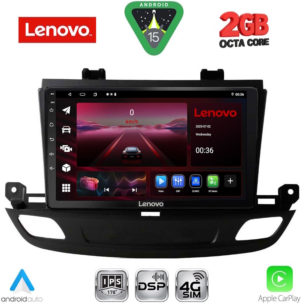 LENOVO LVF 5493_CPA (9inc) MULTIMEDIA TABLET for OPEL INSIGNIA mod. 2018-2024 LENOVO LVF 5493_CPA (9inc) MULTIMEDIA TABLET for OPEL INSIGNIA mod. 2018-2024