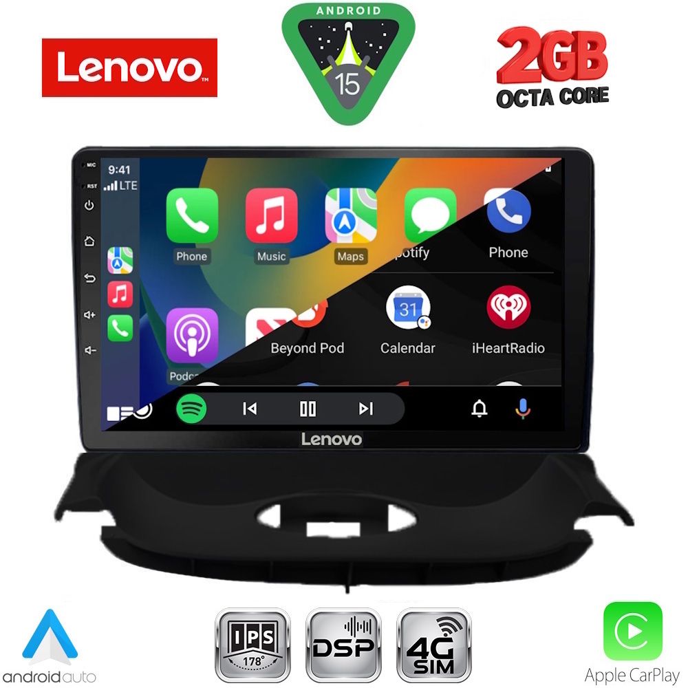 LENOVO LVF 5505_CPA (9inc) MULTIMEDIA TABLET for PEUGEOT 206 mod. 1998-2006 LENOVO LVF 5505_CPA (9inc) MULTIMEDIA TABLET for PEUGEOT 206 mod. 1998-2006