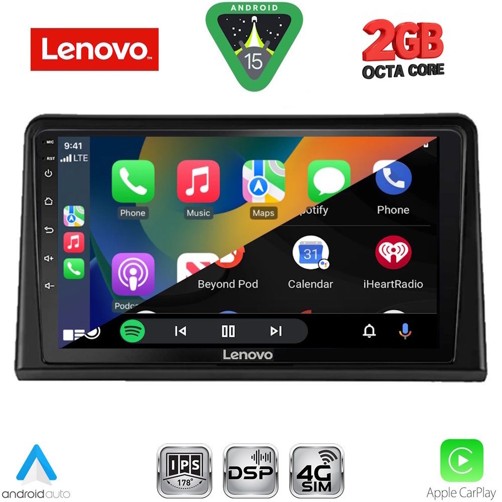 LENOVO LVF 5548_CPA (9inc) MULTIMEDIA TABLET for RENAULT EXPRESS mod. 2020-2026 LENOVO LVF 5548_CPA (9inc) MULTIMEDIA TABLET for RENAULT EXPRESS mod. 2020-2026