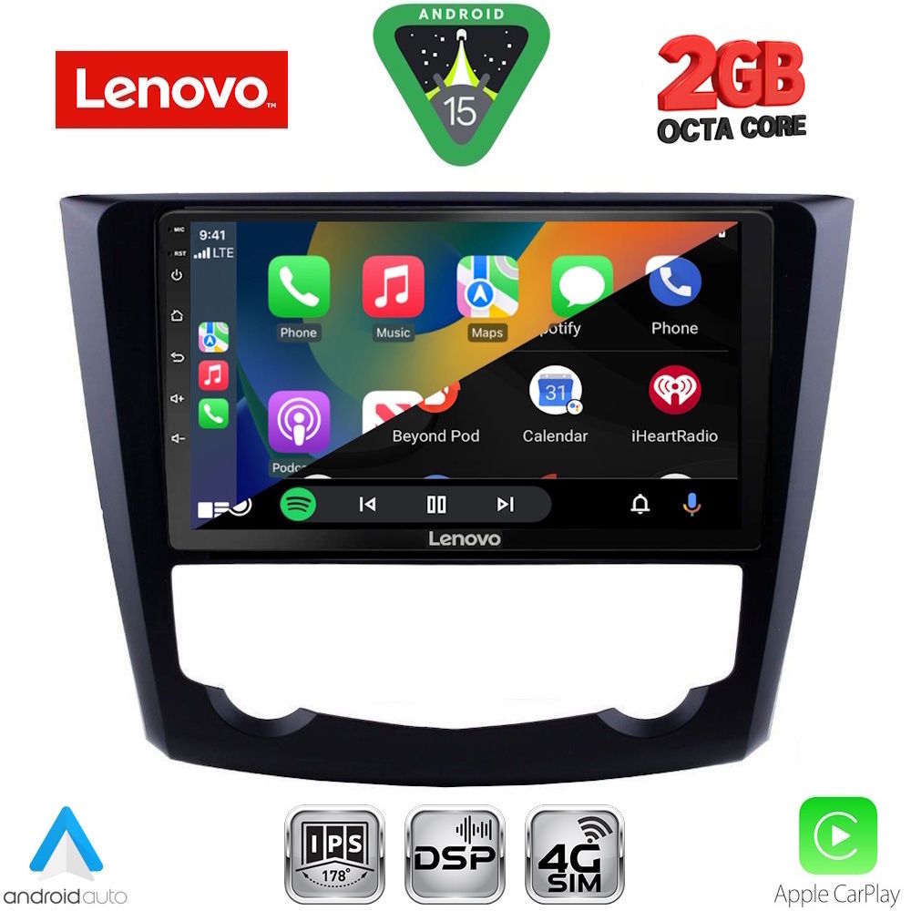 LENOVO LVF 5549_CPA (9inc) MULTIMEDIA TABLET for RENAULT KADJAR mod. 2015-2022 LENOVO LVF 5549_CPA (9inc) MULTIMEDIA TABLET for RENAULT KADJAR mod. 2015-2022