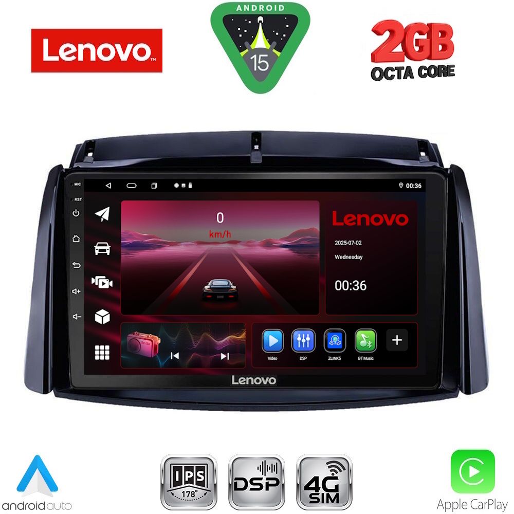 LENOVO LVF 5551_CPA (9inc) MULTIMEDIA TABLET for RENAULT KOLEOS mod. 2006-2016 LENOVO LVF 5551_CPA (9inc) MULTIMEDIA TABLET for RENAULT KOLEOS mod. 2006-2016