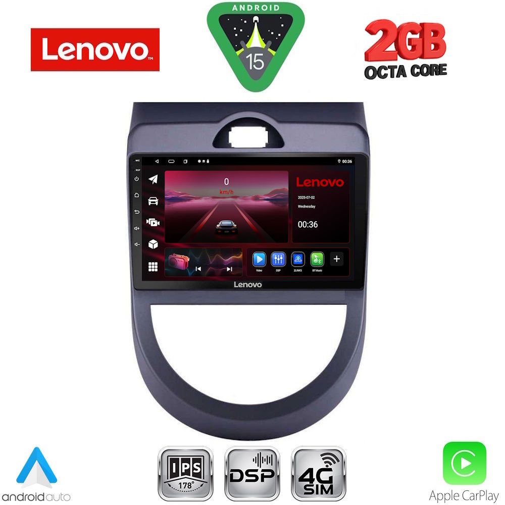 LENOVO LVF 5320_CPA (9inc) MULTIMEDIA TABLET for KIA SOUL mod. 2008-2013 LENOVO LVF 5320_CPA (9inc) MULTIMEDIA TABLET for KIA SOUL mod. 2008-2013