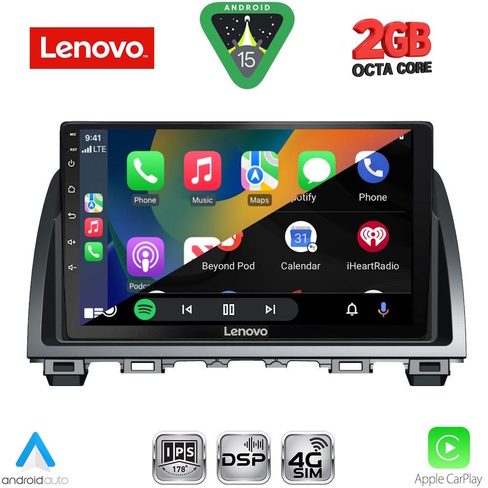 LENOVO LVF 5378_CPA (9inc) MULTIMEDIA TABLET for MAZDA 6 mod. 2012-2017 LENOVO LVF 5378_CPA (9inc) MULTIMEDIA TABLET for MAZDA 6 mod. 2012-2017