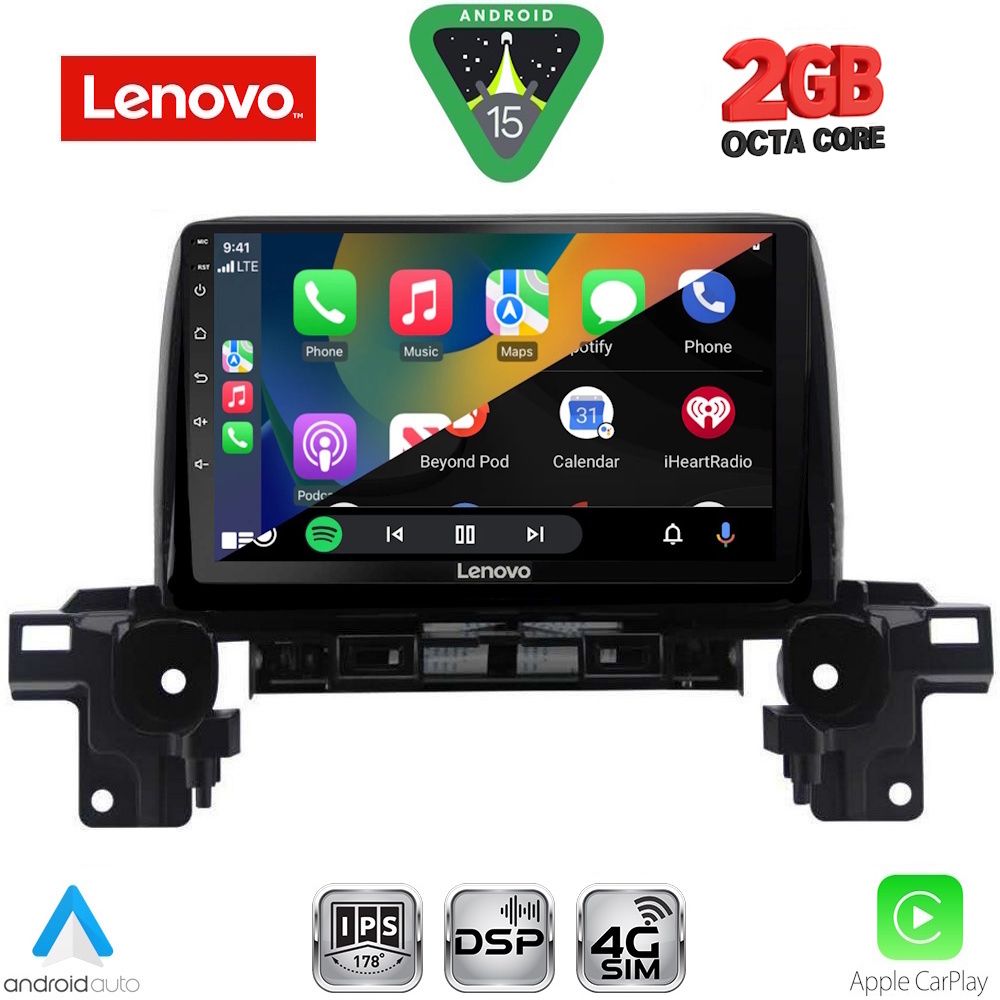 LENOVO LVF 5381_CPA (9inc) MULTIMEDIA TABLET for MAZDA CX5 mod. 2017-2025 LENOVO LVF 5381_CPA (9inc) MULTIMEDIA TABLET for MAZDA CX5 mod. 2017-2025