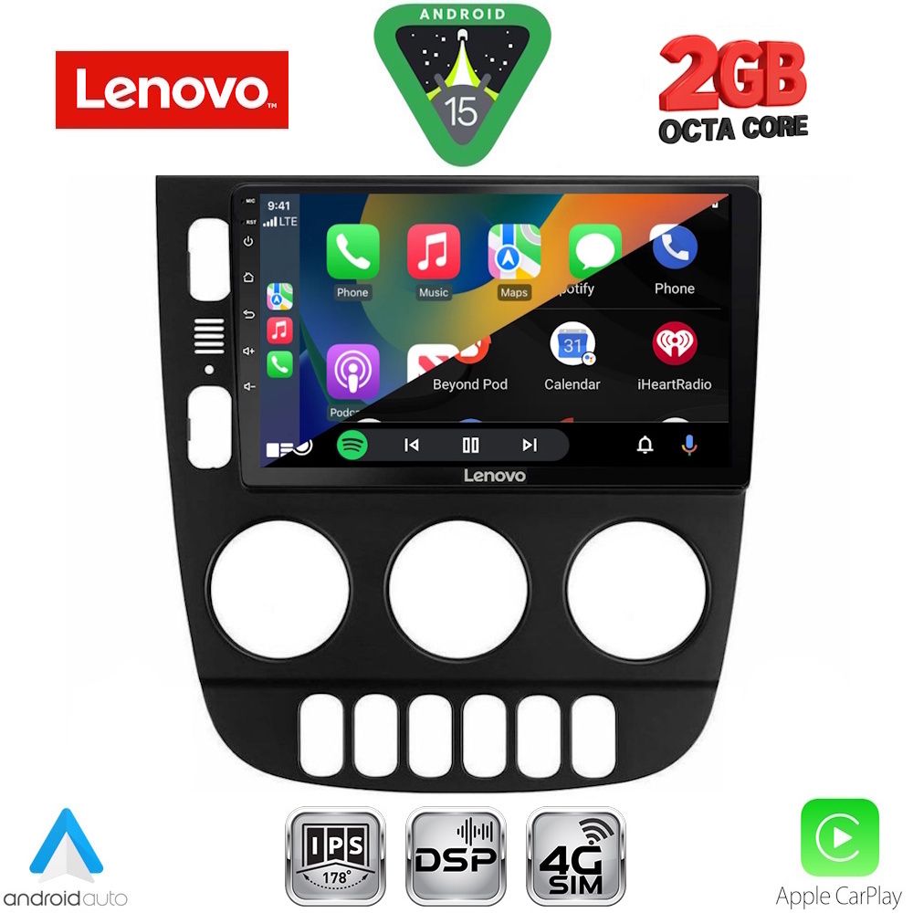 LENOVO LVF 5413_CPA (9inc) MULTIMEDIA TABLET for MERCEDES ML (W163) mod. 2002-2005 LENOVO LVF 5413_CPA (9inc) MULTIMEDIA TABLET for MERCEDES ML (W163) mod. 2002-2005