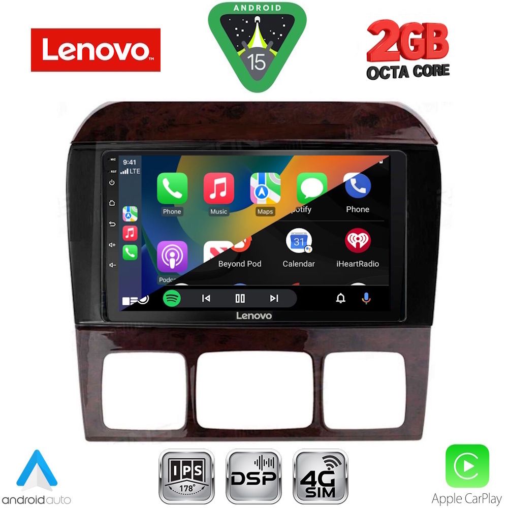 LENOVO LVF 5426_CPA (9inc) MULTIMEDIA TABLET for MERCEDES S (W220) mod. 1998-2005 LENOVO LVF 5426_CPA (9inc) MULTIMEDIA TABLET for MERCEDES S (W220) mod. 1998-2005