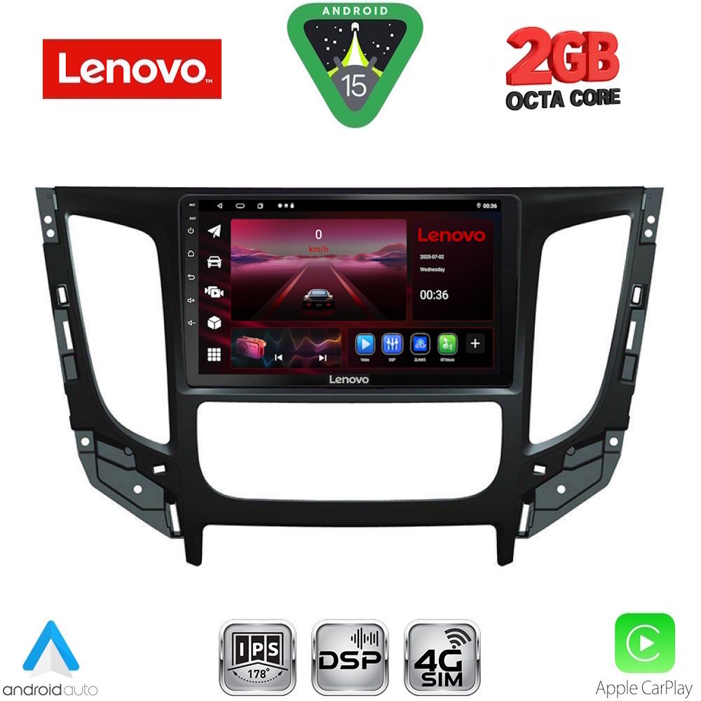 LENOVO LVF 5437_CPA CLIMA (9inc) MULTIMEDIA TABLET for MITSUBISHI L200 mod. 2015-2019 with CLIMA LENOVO LVF 5437_CPA CLIMA (9inc) MULTIMEDIA TABLET for MITSUBISHI L200 mod. 2015-2019 with CLIMA