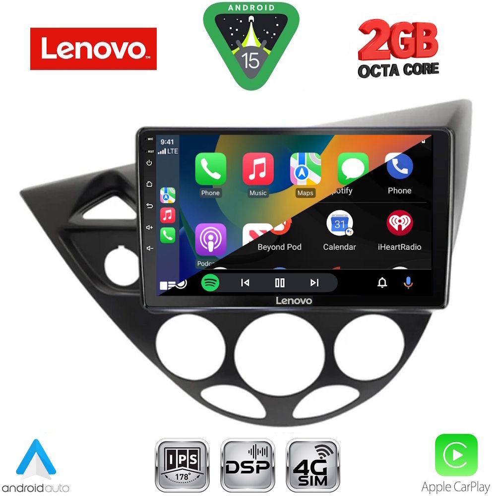 LENOVO LVF 5169_CPA (9inc) MULTIMEDIA TABLET for FORD FOCUS mod. 1998-2004 LENOVO LVF 5169_CPA (9inc) MULTIMEDIA TABLET for FORD FOCUS mod. 1998-2004