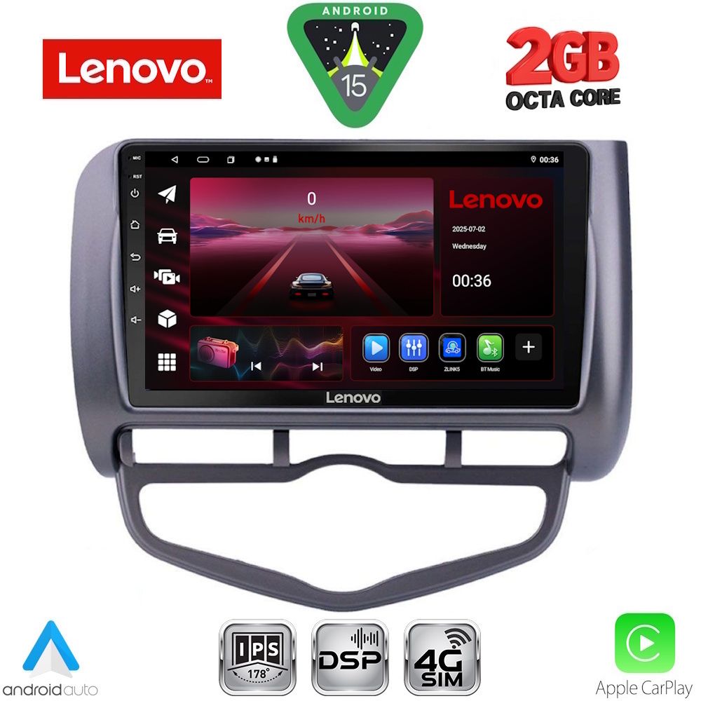 LENOVO LVF 5210_CPA CLIMA (9inc) MULTIMEDIA TABLET for HONDA JAZZ mod. 2002-2008 LENOVO LVF 5210_CPA CLIMA (9inc) MULTIMEDIA TABLET for HONDA JAZZ mod. 2002-2008