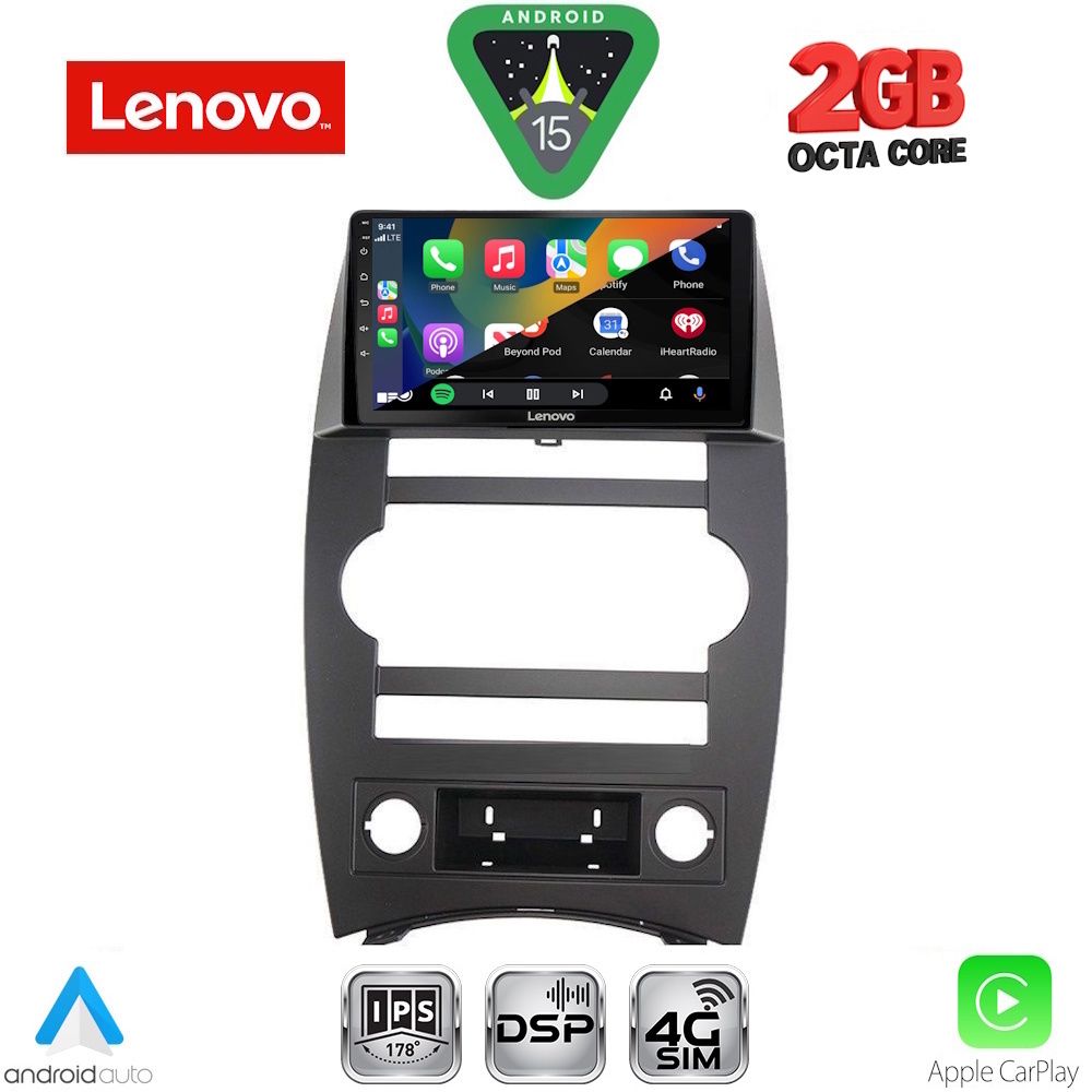 LENOVO LVF 5274_CPA (9inc) MULTIMEDIA TABLET for JEEP COMMANDER mod. 2007-2009 LENOVO LVF 5274_CPA (9inc) MULTIMEDIA TABLET for JEEP COMMANDER mod. 2007-2009