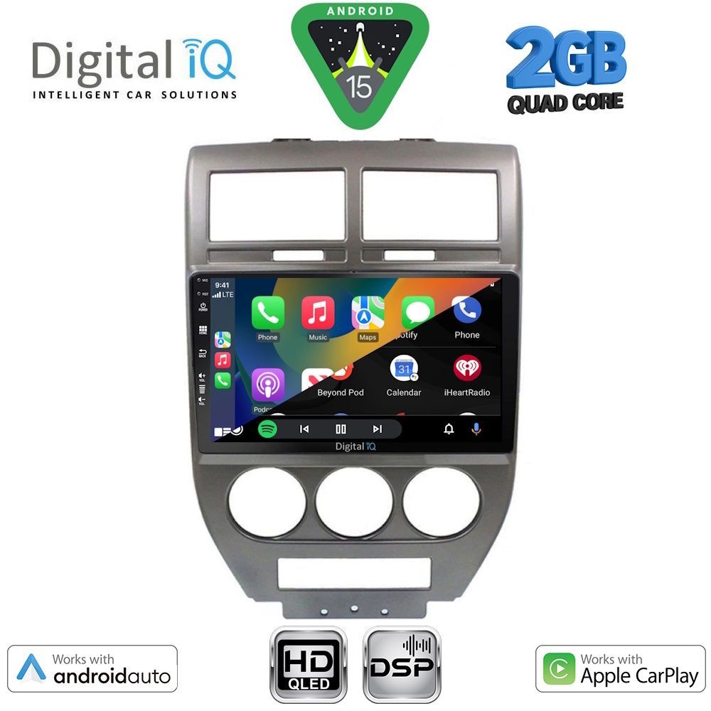 DIGITAL IQ BXC 3276_CPAA (10inc) MULTIMEDIA TABLET for JEEP COMPASS - PATRIOT mod. 2007-2016 DIGITAL IQ BXC 3276_CPAA (10inc) MULTIMEDIA TABLET for JEEP COMPASS - PATRIOT mod. 2007-2016