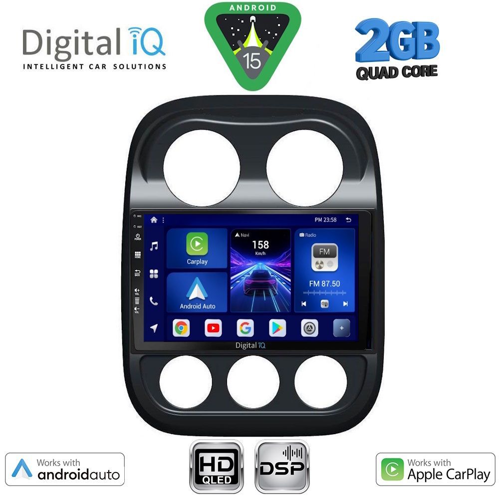 DIGITAL IQ BXC 3277_CPAA (10inc) MULTIMEDIA TABLET for JEEP COMPASS - PATRIOT mod. 2007-2016 DIGITAL IQ BXC 3277_CPAA (10inc) MULTIMEDIA TABLET for JEEP COMPASS - PATRIOT mod. 2007-2016