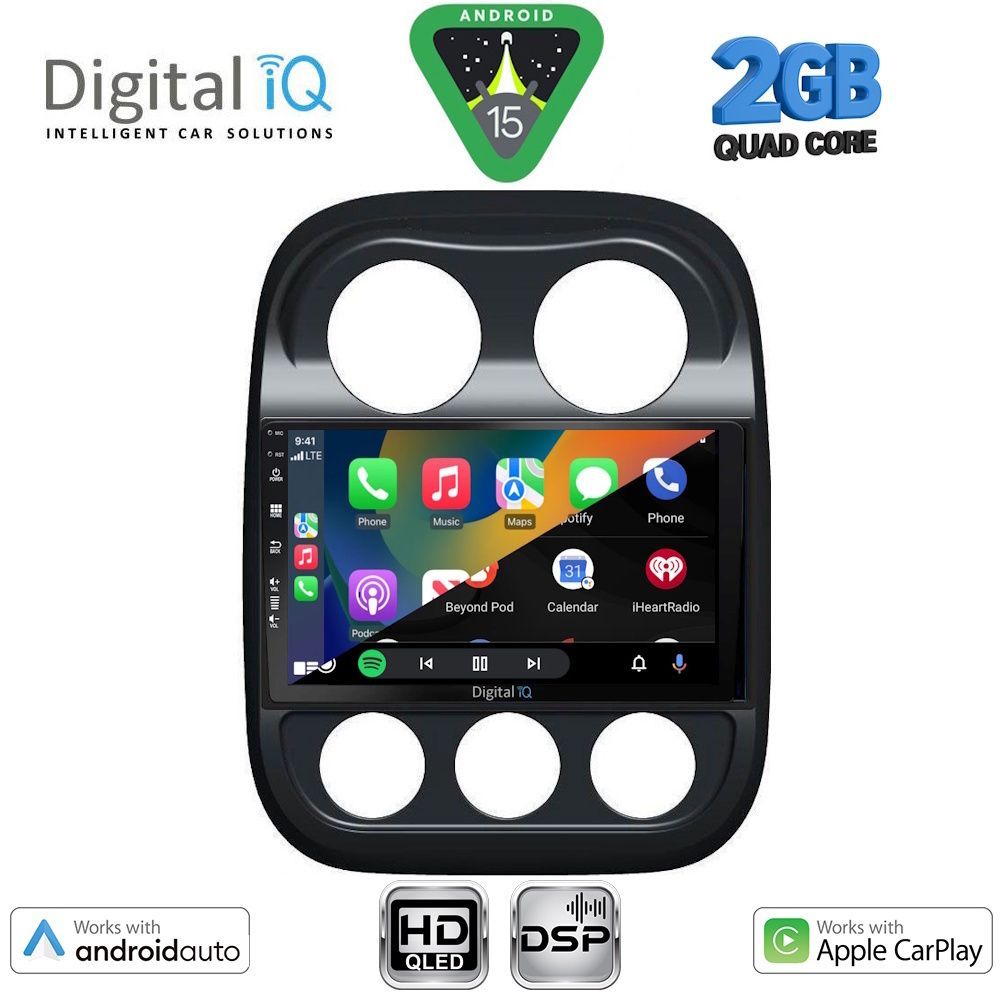 DIGITAL IQ BXC 3277_CPAA (10inc) MULTIMEDIA TABLET for JEEP COMPASS - PATRIOT mod. 2007-2016 DIGITAL IQ BXC 3277_CPAA (10inc) MULTIMEDIA TABLET for JEEP COMPASS - PATRIOT mod. 2007-2016