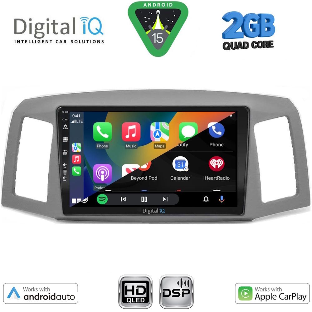 DIGITAL IQ BXC 3281_CPAA (10inc) MULTIMEDIA TABLET for JEEP GRAND CHEROKEE mod. 2005-2007 DIGITAL IQ BXC 3281_CPAA (10inc) MULTIMEDIA TABLET for JEEP GRAND CHEROKEE mod. 2005-2007