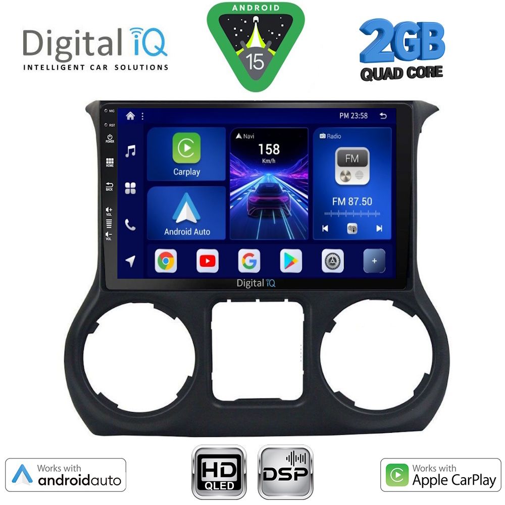 DIGITAL IQ BXC 3296_CPAA (10inc) MULTIMEDIA TABLET for JEEP WRANGLER mod. 2014-2017 DIGITAL IQ BXC 3296_CPAA (10inc) MULTIMEDIA TABLET for JEEP WRANGLER mod. 2014-2017