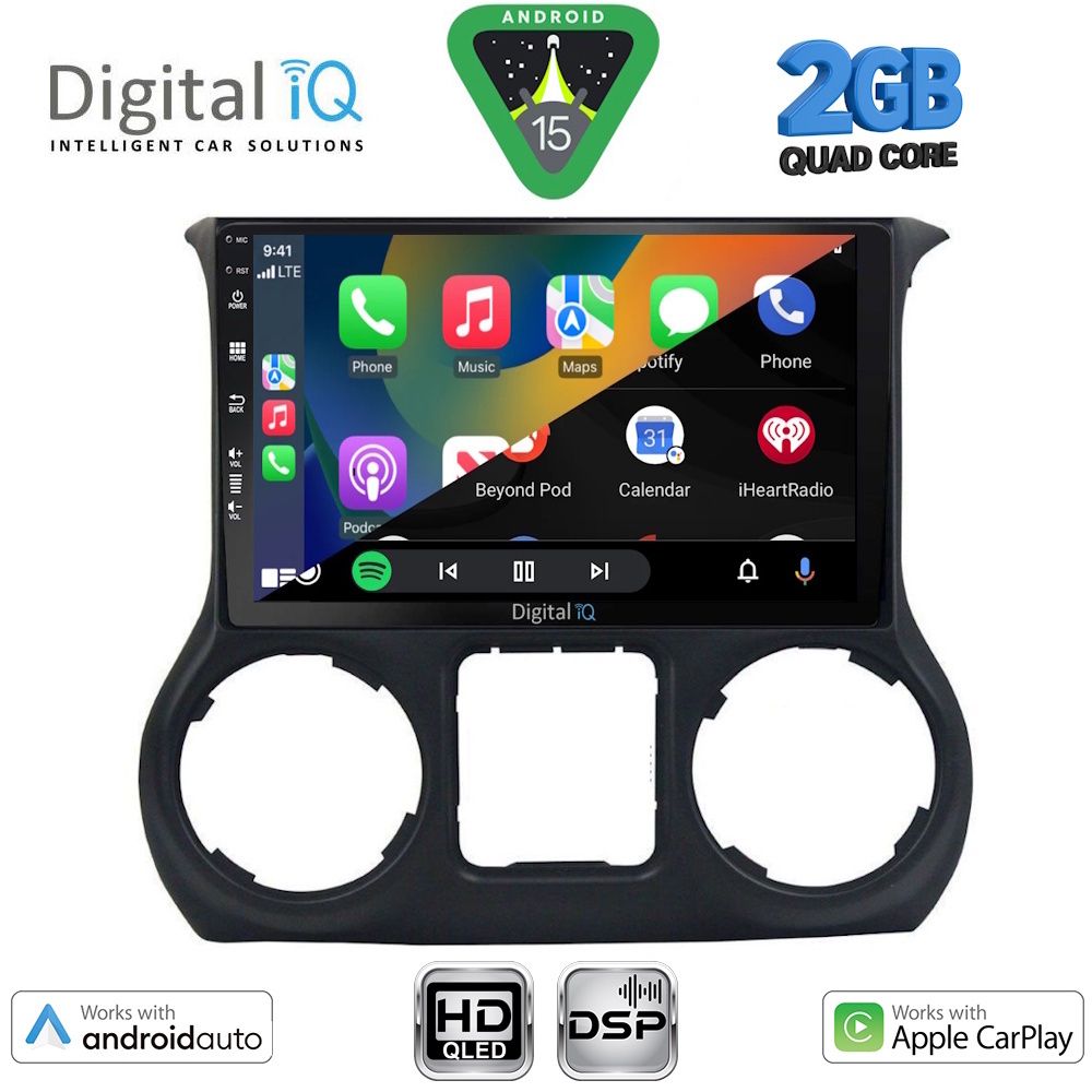 DIGITAL IQ BXC 3296_CPAA (10inc) MULTIMEDIA TABLET for JEEP WRANGLER mod. 2014-2017 DIGITAL IQ BXC 3296_CPAA (10inc) MULTIMEDIA TABLET for JEEP WRANGLER mod. 2014-2017