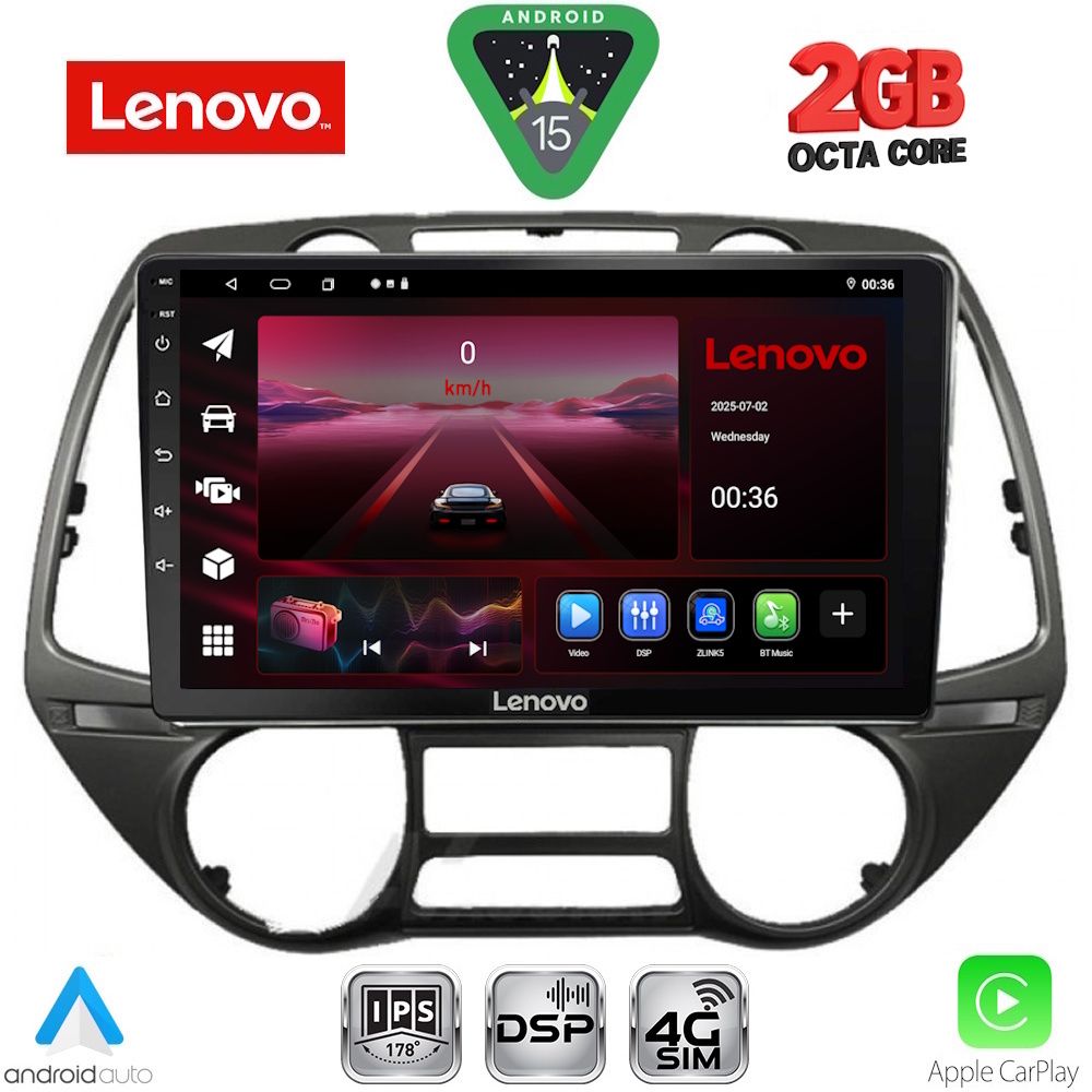 LENOVO LVF 5226_CPA (9inc) MULTIMEDIA TABLET for HYUNDAI i20 mod. 2008-2014 LENOVO LVF 5226_CPA (9inc) MULTIMEDIA TABLET for HYUNDAI i20 mod. 2008-2014