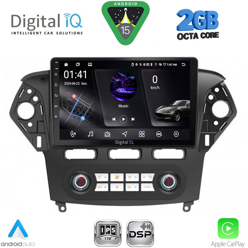 DIGITAL IQ RSF 4163_CPA CLIMA (10inc) MULTIMEDIA TABLET for FORD MONDEO mod. 2011-2013 DIGITAL IQ RSF 4163_CPA CLIMA (10inc) MULTIMEDIA TABLET for FORD MONDEO mod. 2011-2013