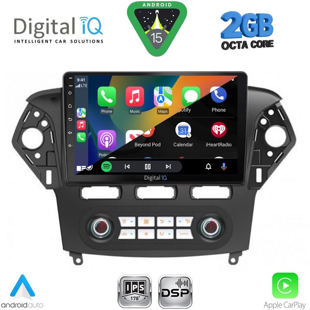 DIGITAL IQ RSF 4163_CPA CLIMA (10inc) MULTIMEDIA TABLET for FORD MONDEO mod. 2011-2013 DIGITAL IQ RSF 4163_CPA CLIMA (10inc) MULTIMEDIA TABLET for FORD MONDEO mod. 2011-2013