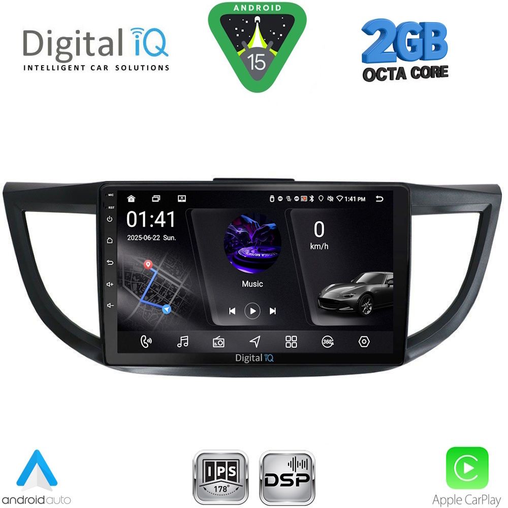 DIGITAL IQ RSF 4198_CPA (10inc) MULTIMEDIA TABLET for HONDA CRV mod. 2013-2017 DIGITAL IQ RSF 4198_CPA (10inc) MULTIMEDIA TABLET for HONDA CRV mod. 2013-2017