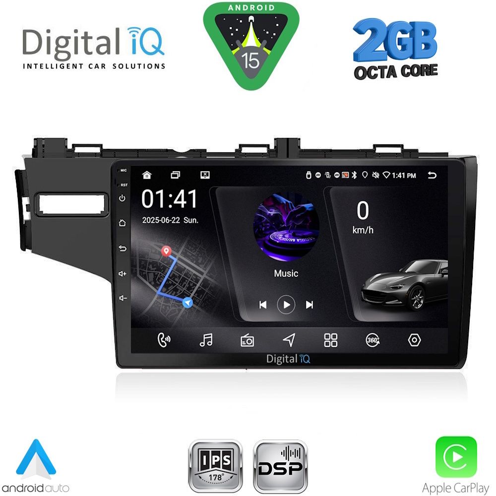 DIGITAL IQ RSF 4212_CPA (10inc) MULTIMEDIA TABLET for HONDA JAZZ mod. 2013-2019 DIGITAL IQ RSF 4212_CPA (10inc) MULTIMEDIA TABLET for HONDA JAZZ mod. 2013-2019