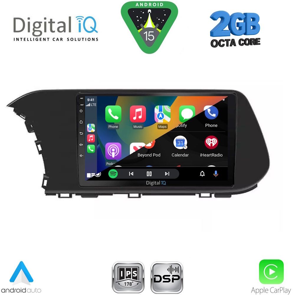 DIGITAL IQ RSF 4220_CPA (10inc) MULTIMEDIA TABLET for HYUNDAI i20 - BAYON mod. 2021-2026 DIGITAL IQ RSF 4220_CPA (10inc) MULTIMEDIA TABLET for HYUNDAI i20 - BAYON mod. 2021-2026