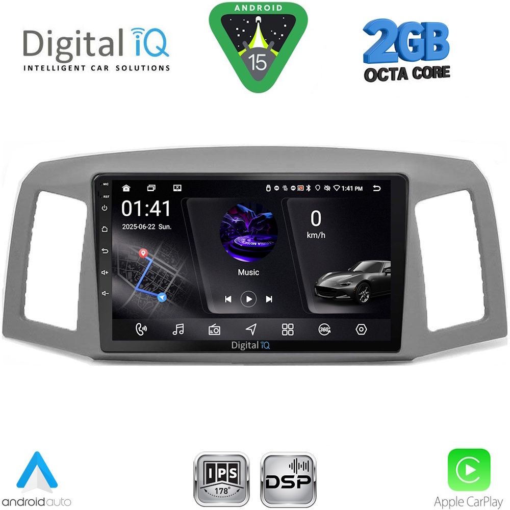 DIGITAL IQ RSF 4281_CPA (10inc) MULTIMEDIA TABLET for JEEP GRAND CHEROKEE mod. 2005-2007 DIGITAL IQ RSF 4281_CPA (10inc) MULTIMEDIA TABLET for JEEP GRAND CHEROKEE mod. 2005-2007