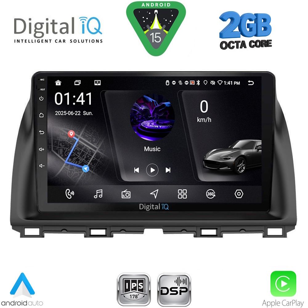 DIGITAL IQ RSF 4380_CPA (10inc) MULTIMEDIA TABLET for MAZDA CX5 mod. 2013-2017 DIGITAL IQ RSF 4380_CPA (10inc) MULTIMEDIA TABLET for MAZDA CX5 mod. 2013-2017