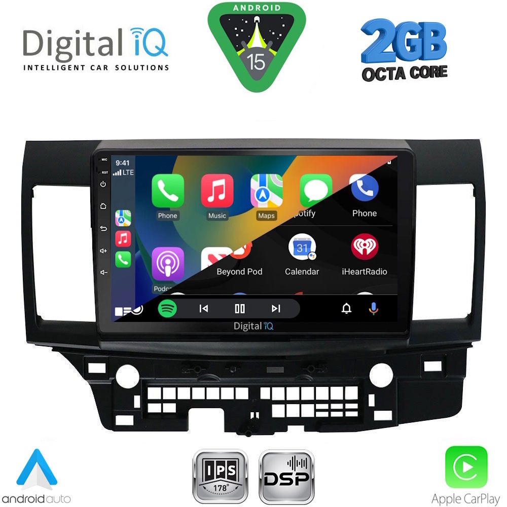 DIGITAL IQ RSF 4434_CPA (10inc) MULTIMEDIA TABLET for MITSUBISHI LANCER mod. 2008-2017 DIGITAL IQ RSF 4434_CPA (10inc) MULTIMEDIA TABLET for MITSUBISHI LANCER mod. 2008-2017